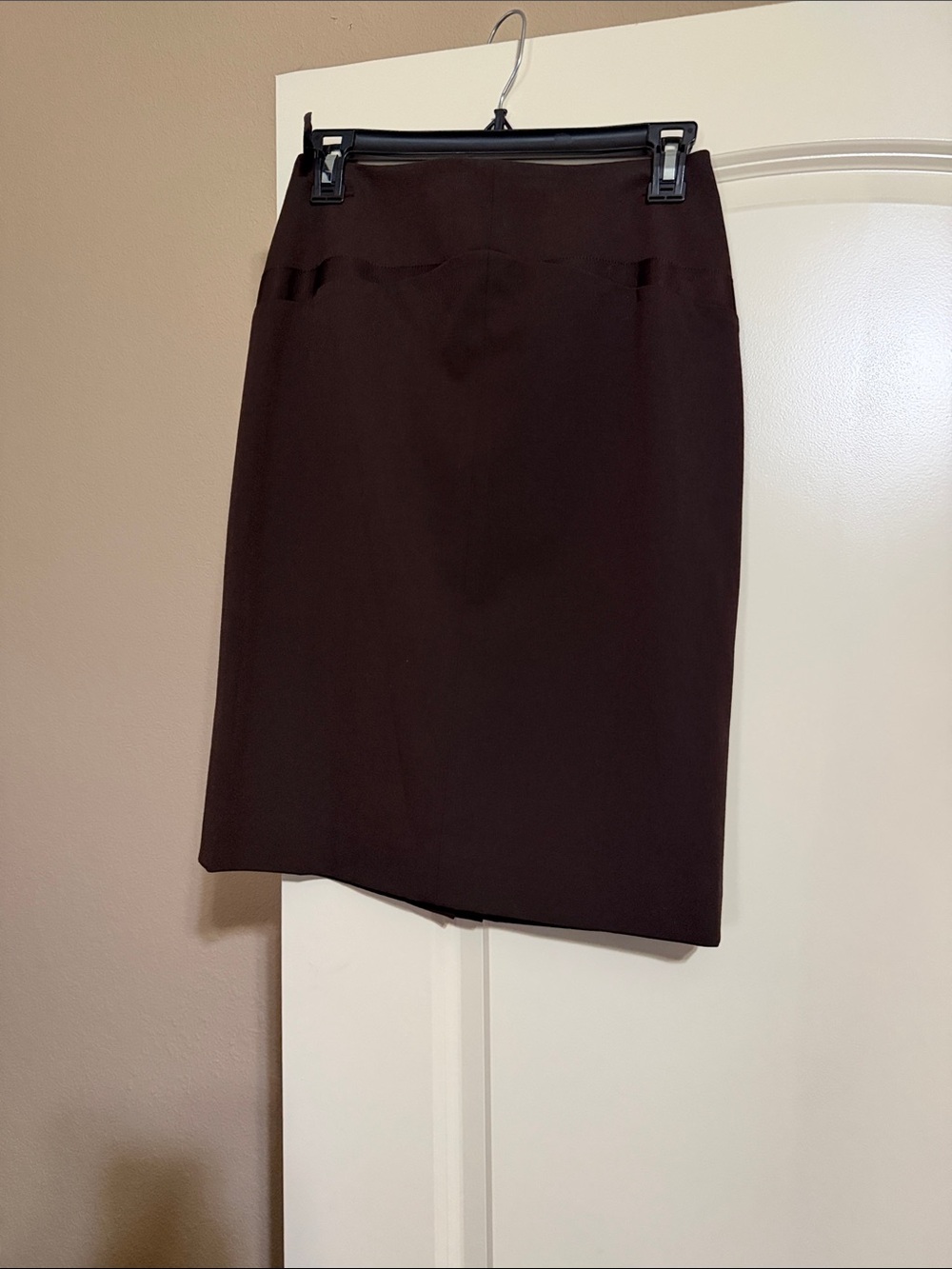 ANTONIO MELANI Dark Brown Pencil Skirt